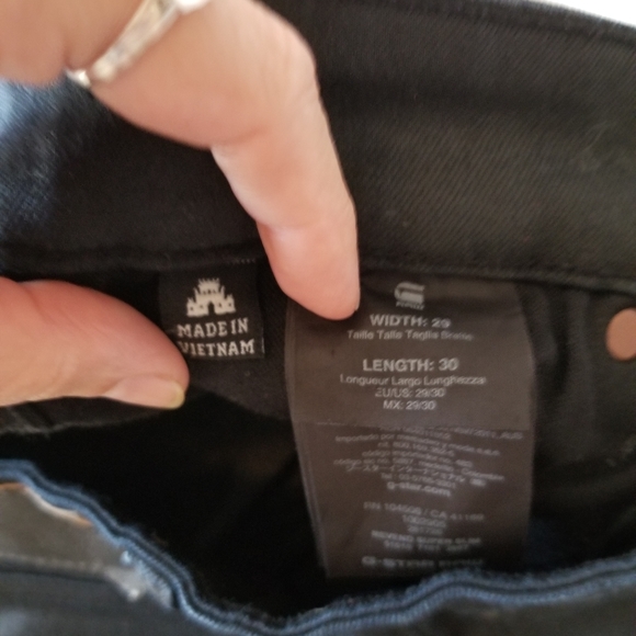 G-Star Black Denim Skinny Jeans - Picture 5 of 6